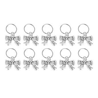 Wings Hair Ring Pendants Set of 10 for Beautiful Hair Styling