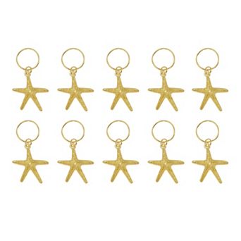 Wings Hair Ring Pendants Set of 10 for Beautiful Hair Styling