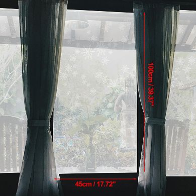 Window Privacy Film Self-adhesive Glass for Home Office 39.37L x 17.72W 1PC