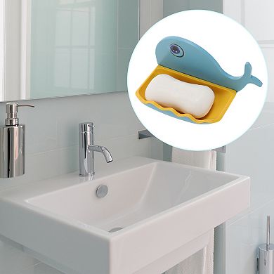 Cartoon Whale Soap Dish for Bathroom 1 Pc
