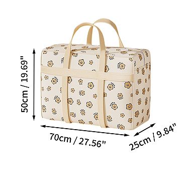 Dog Pattern Storage Bag for Organizing Quilts Blankets Seasonal Clothes 1 Pc