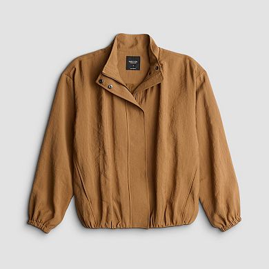 Petite Simply Vera Vera Wang Fluid Bomber Jacket