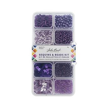 John Bead 10 Styles Sequins and Beads Kit 81 Grams