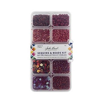 John Bead 10 Styles Sequins and Beads Kit 81 Grams