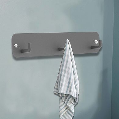 2 Pcs Coat Rack, Coat Hooks Wall Mount, Wall Hooks for Hanging, Hat Rack with 3 Coat Hooks