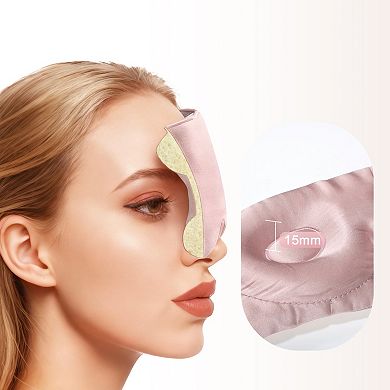 Pure Silk Sleep Mask with Travel Pouch for Side Sleepers 1Pc