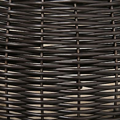 Elevated Rotating Basket Cat Bed House with Plush Cushion