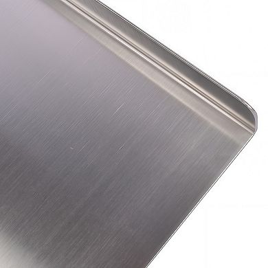 Heavy Extra Large 304 Stainless Steel Cutting Board for Chopping Baking & Pastry