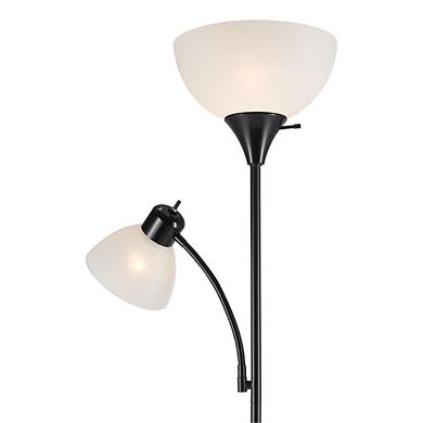 UPRIGHT LAMP WITH ADJUSTABLE READING LIGHT