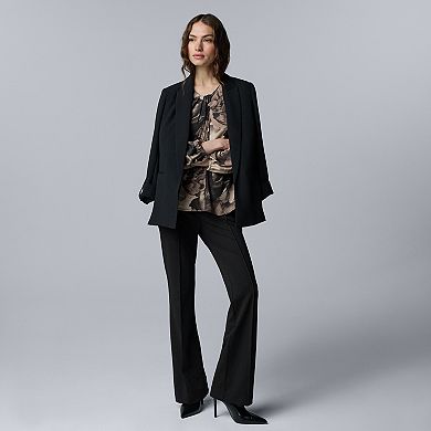 Women's Simply Vera Vera Wang Crewneck Blouse