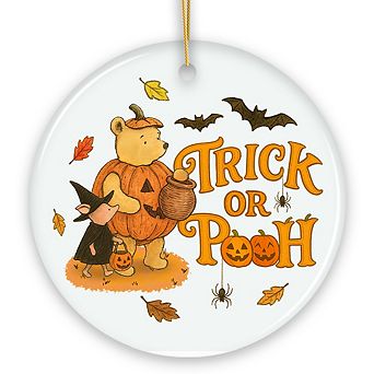 Trick or Treat Winnie-the-Pooh Ornament, 1926 A.A. Milne Vintage Style Keepsake (Version 1)