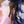 Blue Pink Lush Floral