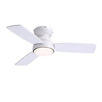 Moooni Smart Low-Profile Ceiling Fan with Light and Remote