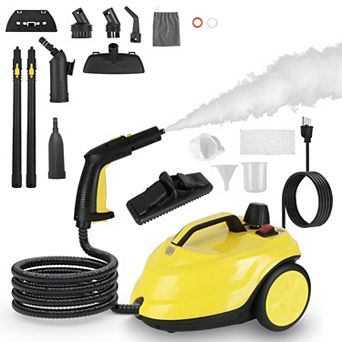1800W Steam Cleaner with Wheels High-Pressure Steamer, 2L Tank