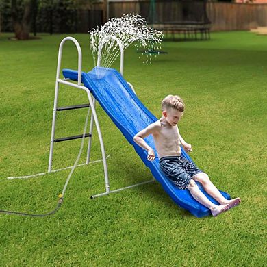 Bronze Kid's Water Slide With Sprinkler