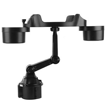 Car Cup Holder Expander 360° Rotating Tray with Phone Slot