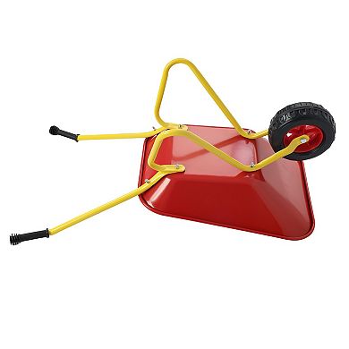 Whisen Children's Metal Wheelbarrow