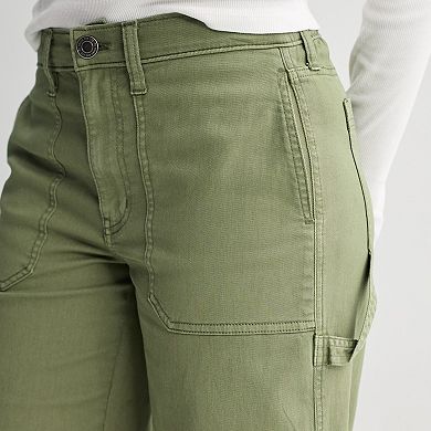 Juniors' SO® Mid Rise Utility Pants
