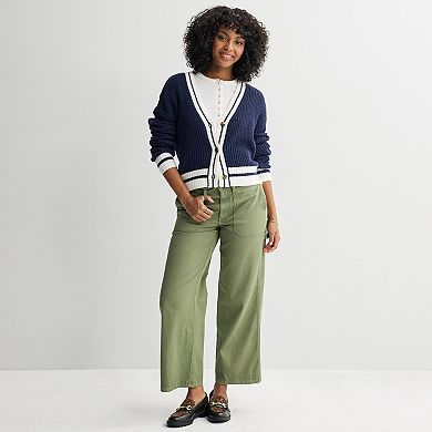 Juniors' SO® Mid Rise Utility Pants