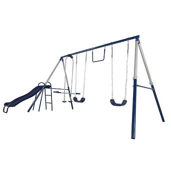 Bronze Heavy-Duty Metal Swing Set