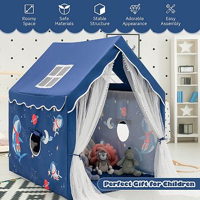 Large Kids Play Tent with Removable Cotton Mat
