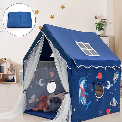 Large Kids Play Tent with Removable Cotton Mat