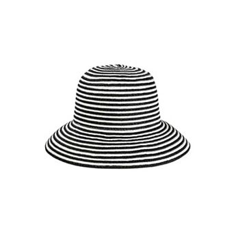 Magid Striped Straw Bucket Hat