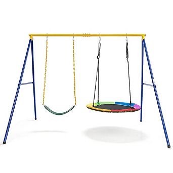 Bronze Backyard Swing Set