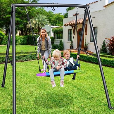Bronze Saucer Swing Set