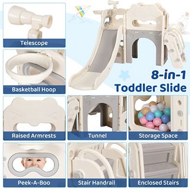 Bronze 5-in-1 Slide with Storage