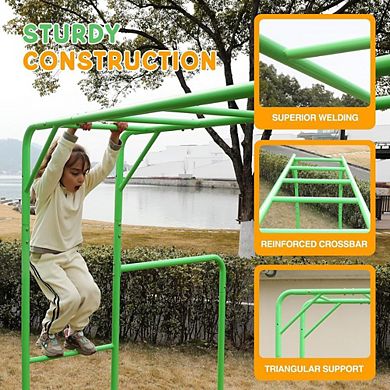 Outdoor Climbing Monkey Bar Unit