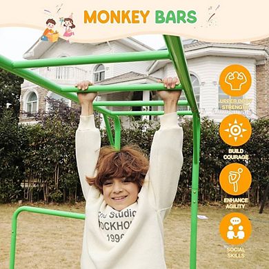 Outdoor Climbing Monkey Bar Unit