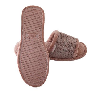 Roxoni Women’s Plush Open-Toe Indoor House Slippers for Ultimate Comfort