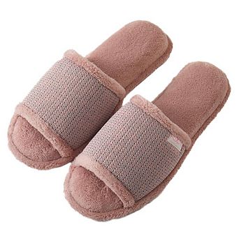 Roxoni Women’s Plush Open-Toe Indoor House Slippers for Ultimate Comfort