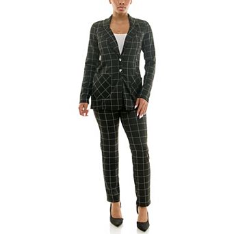 Plus Size Nina Leonard 2 pc Blazer & Pants Set