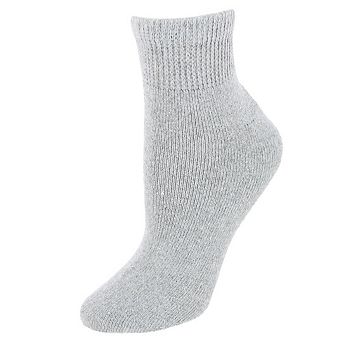 CTM Men's Diabetic Cushioned Ankle Socks (3 Pairs)