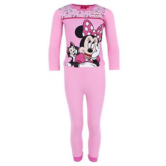 Textiel Trade Toddler Girl's Minnie Mouse Long Sleeve Pajama Set