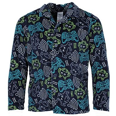 Only Boys Boy's Video Game Vevet Pajama Set