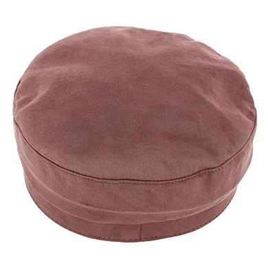 CTM Women's Grommet Studded Captain Hat