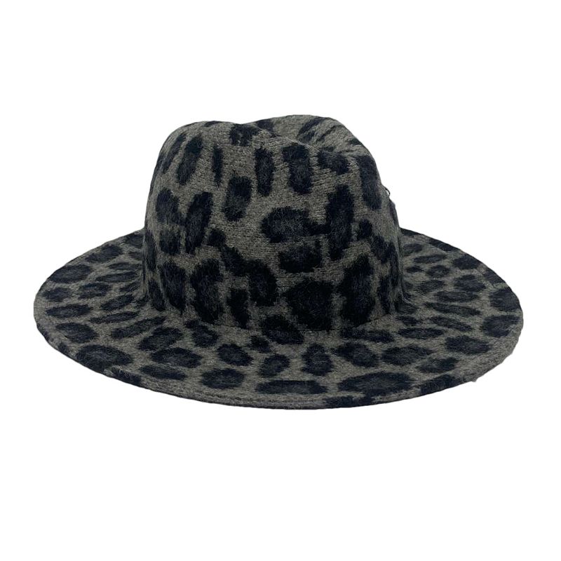 Women's Sonoma Goods For Life® Leopard Knit Fedora, Grey