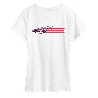 Women's Disney / Pixar's Cars Americana Stars & Stripes Graphic Tee