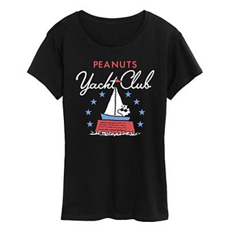 Women's Peanuts Yacht Club Graphic Tee