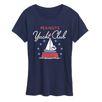 Women's Peanuts Yacht Club Graphic Tee