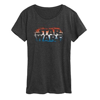 Women's Star Wars Americana Logo Graphic Tee