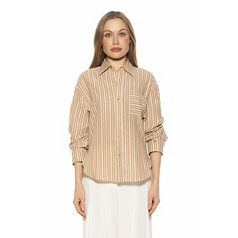 Women's ALEXIA ADMOR Boyfriend Oversized Shirt