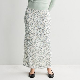 Juniors' SO® Mesh Maxi Skirt