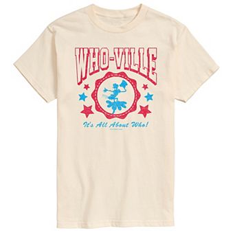 Big & Tall Dr. Seuss Who-ville Americana Collegiate Graphic Tee