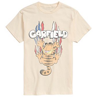 Big & Tall Garfield Americana Distressed Graphic Tee