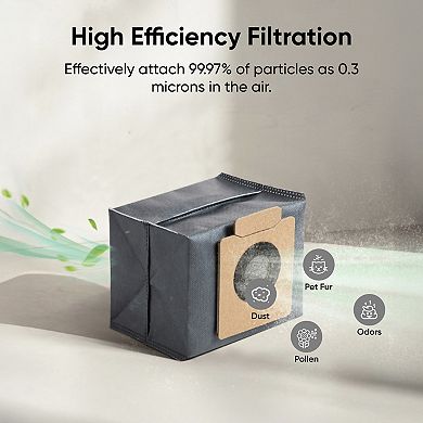 Eufy 2.5L Dust Bags 6-Pack for Omni X10 Pro Robotic Vacuum