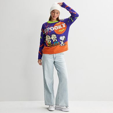 Womens' Jollidays Peanuts Spooky Sweater